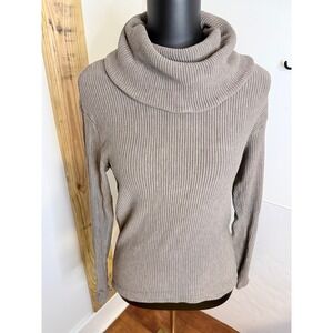 Rachel Zoe Womens Size Small Long Sleeve Ribbed Sweater With Cowl Neck